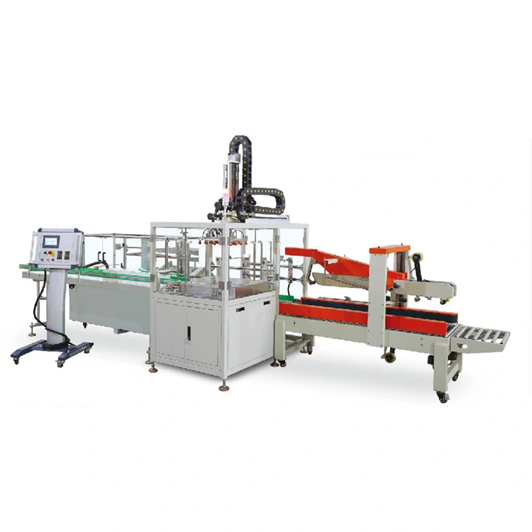 Automatische Kartonverpackungsmaschine mit mechanischer Hand