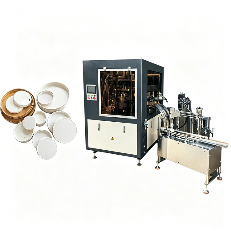 Automatische Pappbecherdeckelmaschine