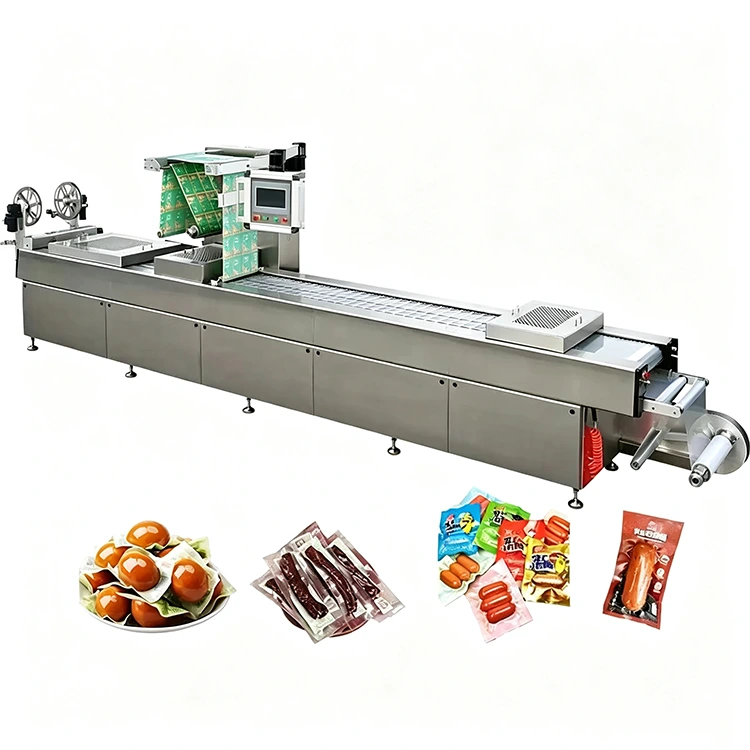 Vollautomatische Stretchfolien-Vakuumverpackungsmaschine